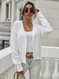 FASHION LOOSE TWISTED ROPE BRAIDED SWEATER TWO-PIECE SUIT