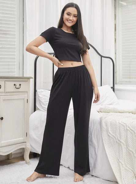 FASHION SHORT-SLEEVED TROUSERS LEISURE SUIT