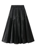 DIAMOND BEADED STITCHING SKIRT