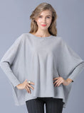 FASHION LONG-SLEEVED SOLID COLOR PULLOVER SWEATER