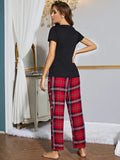 CLASSY SUMMER V-NECK PAJAMAS SUIT