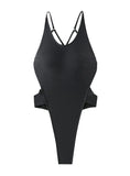 SEXY GEMSTONE ROUND NECK BACKLESS BIKINI