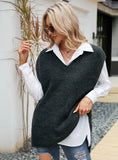 FASHION CASUAL TOP SLEEVELESS V-NECK VEST