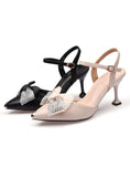 WOMEN BUCKLE STILETTO HEELS SANDALS