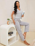 CLASSY SUMMER CASUAL SHORT-SLEEVED TROUSERS SUIT