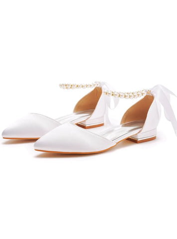 2 CM FLAT-HEELED POINTED SANDALS