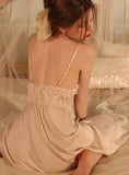 FASHION SLING GAUZE BOW NIGHTDRESS