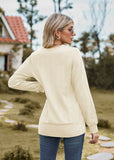 SOLID COLOR LOOSE LONG SLEEVE T-SHIRT