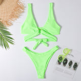 Women Sexy Ring Strap Bikini