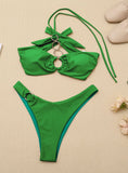 High Elastic Bikini Split Swimsuit Holiday Suit