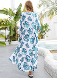 Quick-drying Printed Beach Sunscreen Coat