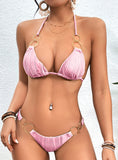 Solid Two Piece Bikini