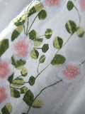 High Collar Floral Lace Embroidered Blouse