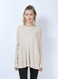 CLASSY LOOSE LONG SLEEVE PULLOVER SWEATER
