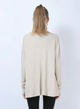 CLASSY LOOSE LONG SLEEVE PULLOVER SWEATER
