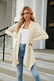 SOLID COLOR LOOSE LONG SLEEVE COAT