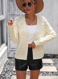 STYLISH THREE-DIMENSIONAL CARDIGAN SWEATER COAT