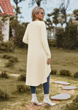 LOOSE LONG SLEEVE POCKET BUTTON COAT