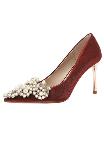 POINTED STILETTO HEELS WEDDING SHOES