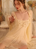 FASHION MESH LACE SUSPENDER NIGHTDRESS