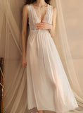 FASHION SEXY GAUZE PERSPECTIVE PAJAMAS