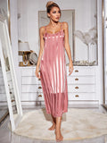 FASHION SLING LONG-SLEEVED NIGHTGOWN SUIT