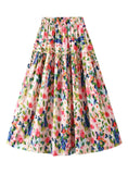 FLORAL HOLIDAY WIND SKIRT
