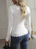 FASHION WOMEN LONG SLEEVE TOP SWEATER