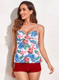 LARGE SIZE PRINTED TWO PIECE BIKINI