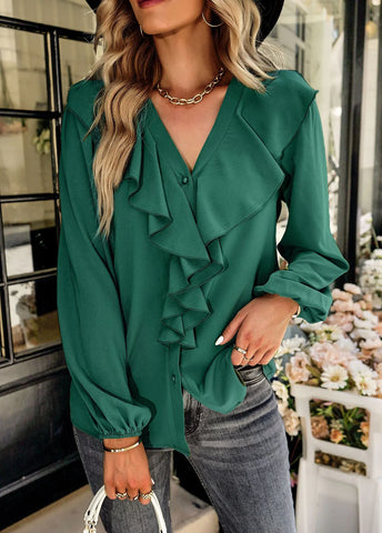 LONG SLEEVE COMFORTABLE SHIRT TOP