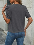 CASUAL SHORT SLEEVE PULLOVER T-SHIRT