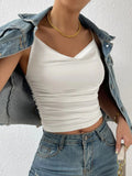 SLIM KNIT HIGH ELASTIC SUSPENDER TOP