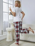 CLASSY SHORT-SLEEVED PAJAMAS HOME SUIT