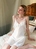 FASHION SATIN SUSPENDER SEXY NIGHTDRESS