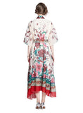 LOOSE PRINTED BIG SWING DRESS