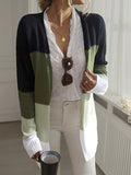 FASHION SLIM-FIT CASUAL SWEATER STITCHING COAT