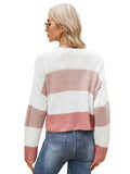 FASHION SHORT LOOSE PULLOVER SWEATER