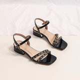 FLAT-BOTTOMED ROMAN PLATFORM SANDALS