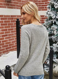 CLASSY SNOW CREWNECK CHRISTMAS SWEATER