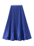 Women Slim Pleated Skirt