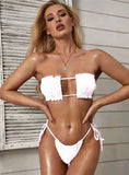 SEXY SOLID COLOR SEXY SWIMSUIT BIKINI