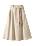 HIGH WAIST MEDIUM TO LONG SLIM SKIRT