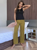 FASHION STRAP VEST TROUSERS SLEEPWEAR