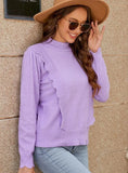 FASHION WOMEN LEISURE ROUND NECK SWEATER