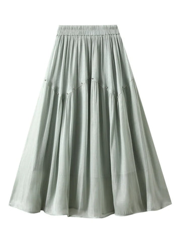 DIAMOND BEADED STITCHING SKIRT