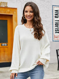 CASUAL WOMEN LOOSE ROUND NECK SWEATER