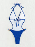 SEXY DEEP V BACKLESS ONE-PIECE SWIMSUIT