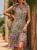 SUMMER BOHEMIAN PRINT DRESS