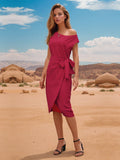 WOMEN ONE SHOULDER DRESS