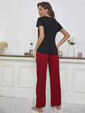 FASHION SUMMER SHORT-SLEEVED TROUSERS HOME CLOTHES